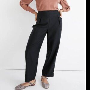 Madewell Side-Button Tapered Crop Pants Style#NC374 Size 4
